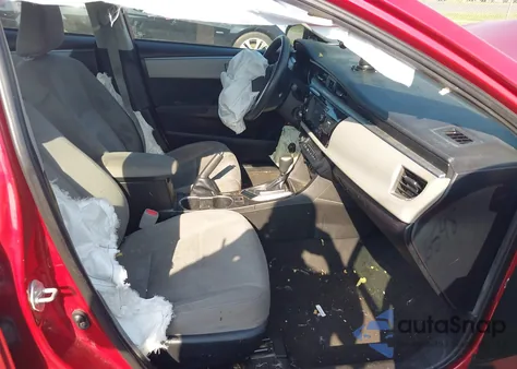 2016 Toyota Corolla Le из США, поврежденный, VIN 5YFBURHEXGP527996